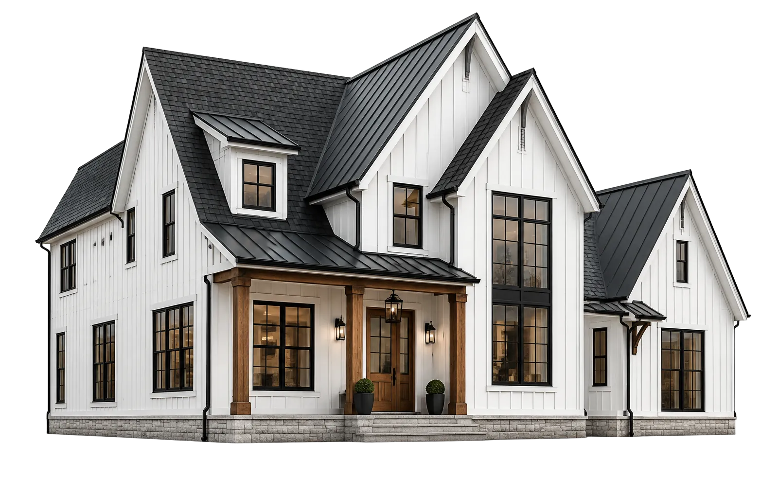 Roofing showcase home